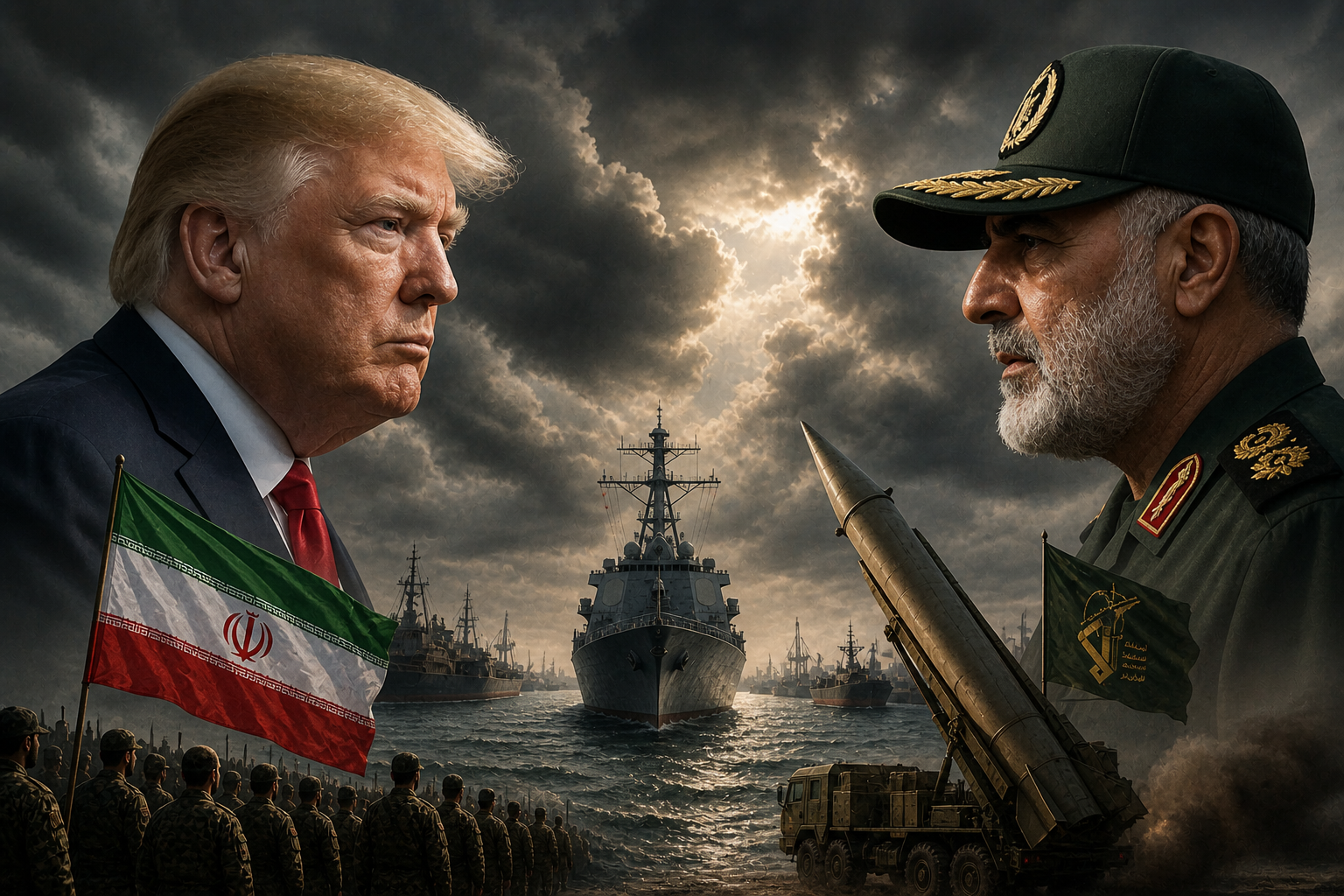 IRGC Says Trump Faces Choice Between Military Action or Deal With Iran