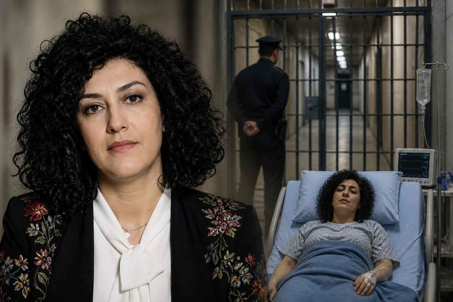 Narges Mohammedi Moved to Hospital from Prison