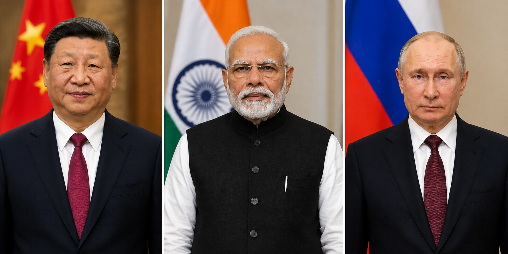 Xi, Modi and Putin Meet at SCO Summit Amid Global Tensions